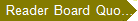 Quotes for Reader Board